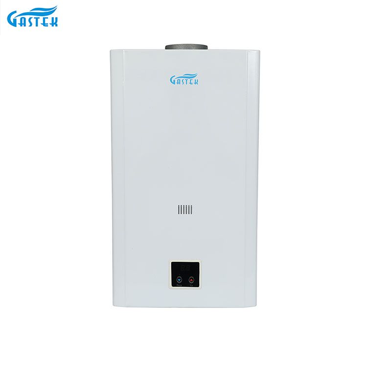 Tenperatura Etengabea 10L 12L 16L 18L Flue Mota LCD Panel Horman Tankless Instant LPG Ur Bero Naturala Gas Geyserrak Dutxarako