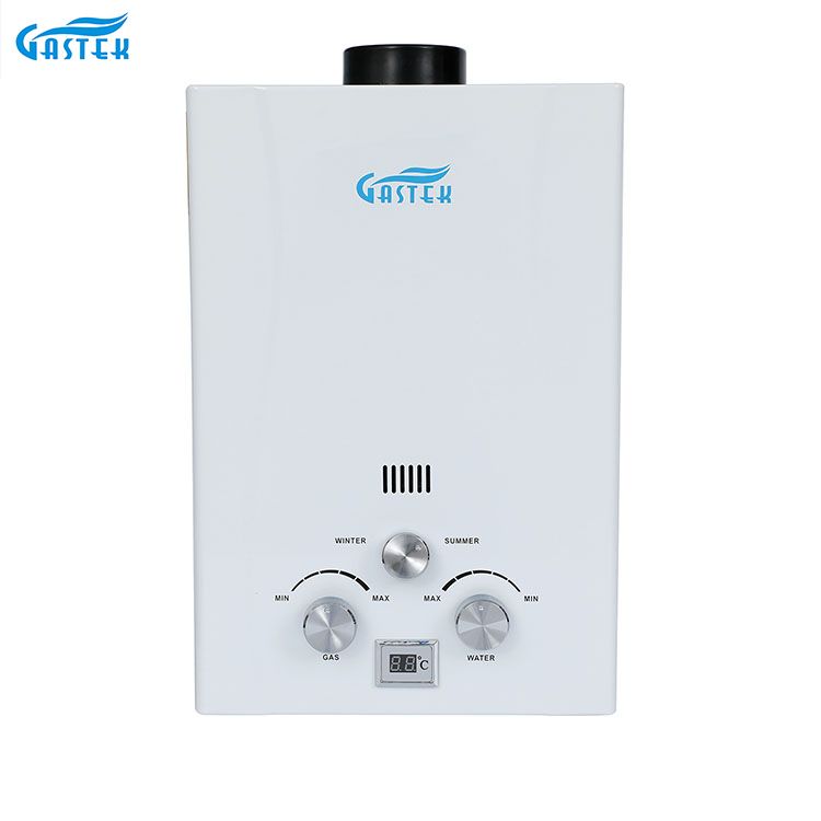 Etxetresna elektrikoa Flue Mota Dutxa LPG 6L 10L 12L 16L 20L Gas Geyser Instalatu bainugelan