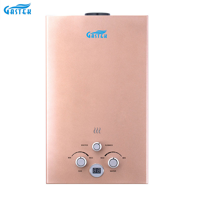 Tankless Hot Salmenta Flue Mota LPG Bainugela Gas Ur-berogailuak