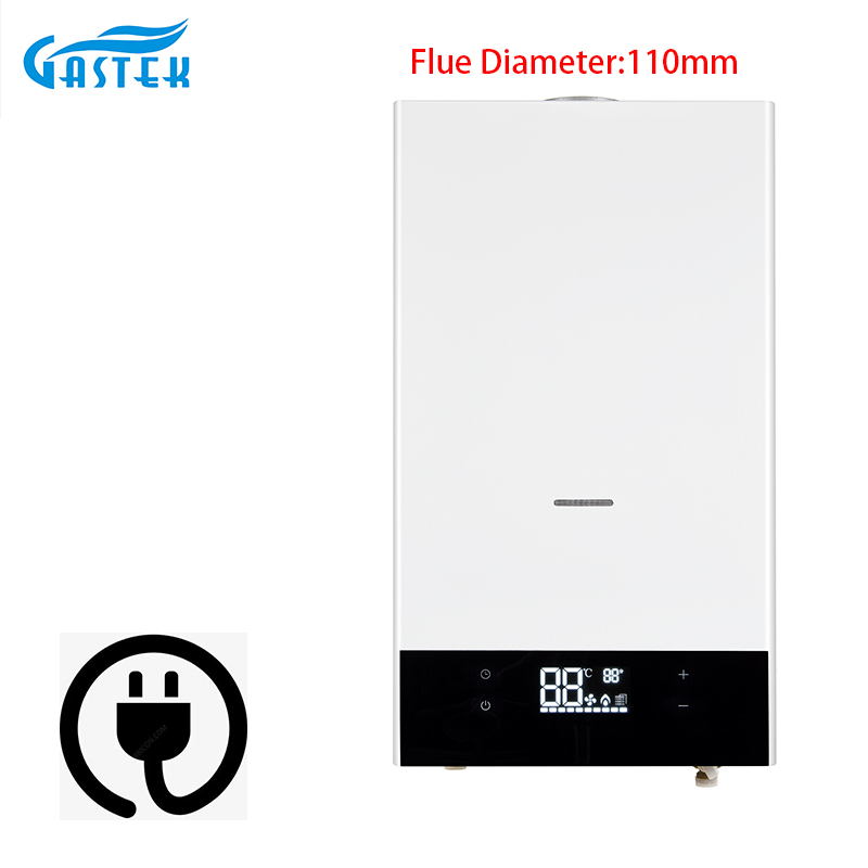 Kontrol Elektronikoa Tenperatura Konstantea 10L 12L Flue Mota Horman Tankless Instantea GLP Ur Bero Naturala Gas Ur Berogailua Dutxarako